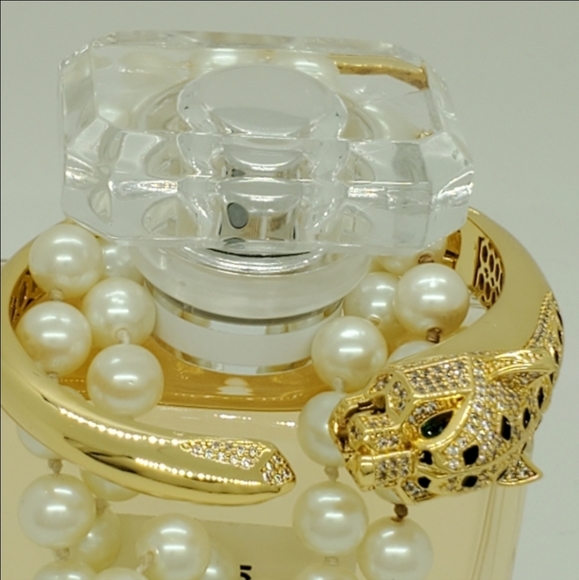 Gorgeous 14k Gold Plated Zircon Panther Luxurious Bracelet